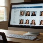 So findest du deinen adult dating match online Ein moderner Arbeitsplatz mit einem Monitor zeigt Online Dating Profile