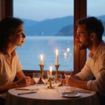 Sexkontakt Tessin: Heiße Begegnungen und diskrete Dates im Süden Ein Paar sitzt an einem eleganten Tisch in einem Restaurant